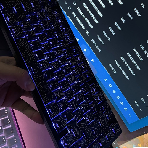 ATK V75X 黑曜石轴高端电竞键盘 威界蓝牙三模客制化键盘